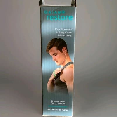 Gaiam Restore Total Body Massager Cold Therapy Roller Massage Guide NIB Soothe - Thumbnail 3