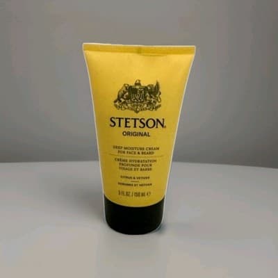 Stetson Original Face Beard Moisture Cream Citrus Vetiver 5oz Men Sealed New!!! - Thumbnail 4