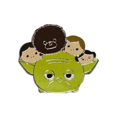 2017 Disney Star Wars Yoda Tsum Tsum Heroes Slider Pin