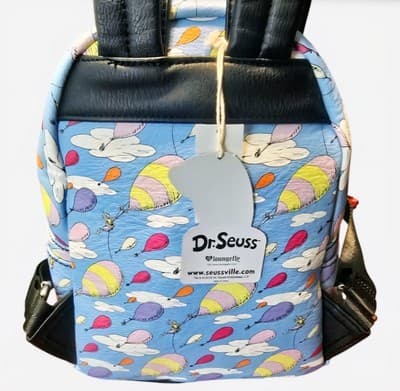 RARE New Loungefly OG Dr Seuss Oh The Places You'll Go Backpack - Thumbnail 3
