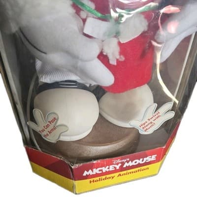 Vtg 1997 Santa's Best Minnie Mouse Let's Twist Again Animated for Parts/Repair - Thumbnail 5