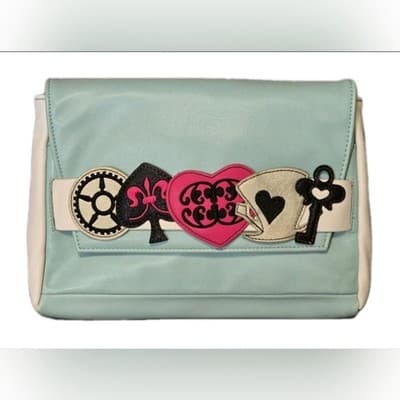 Danielle Nicole Disney Alice Wonderland Through The Looking Glass Clutch Purse - Thumbnail 2