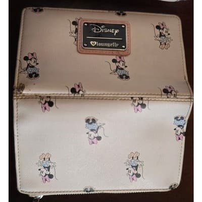 Loungefly Disney Minnie Mouse Cloth Backpack and Wallet - Thumbnail 11