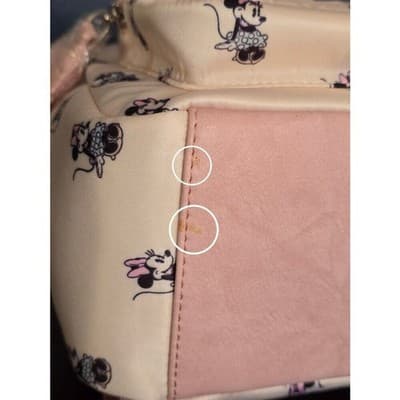 Loungefly Disney Minnie Mouse Cloth Backpack and Wallet - Thumbnail 10