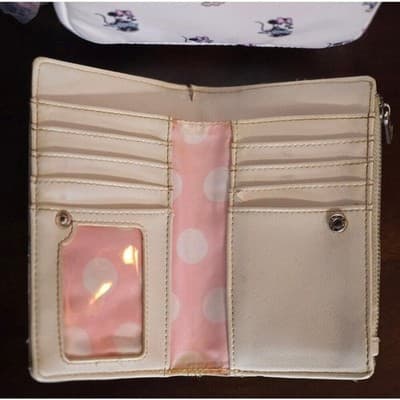 Loungefly Disney Minnie Mouse Cloth Backpack and Wallet - Thumbnail 12