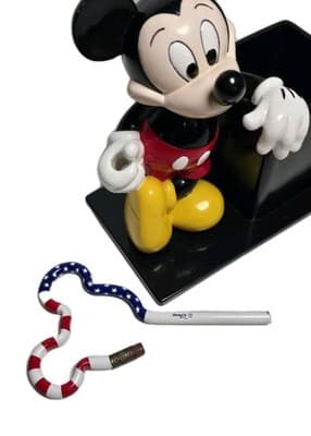 Vintage Rare 1997 Disney Mickey Mouse Resin Pencil Cup Desk Accessory - Thumbnail 9