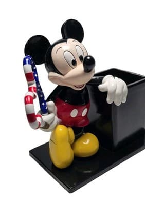 Vintage Rare 1997 Disney Mickey Mouse Resin Pencil Cup Desk Accessory - Thumbnail 6