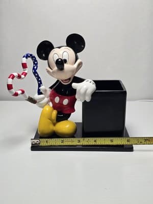 Vintage Rare 1997 Disney Mickey Mouse Resin Pencil Cup Desk Accessory - Thumbnail 12