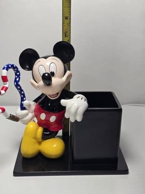 Vintage Rare 1997 Disney Mickey Mouse Resin Pencil Cup Desk Accessory - Thumbnail 11