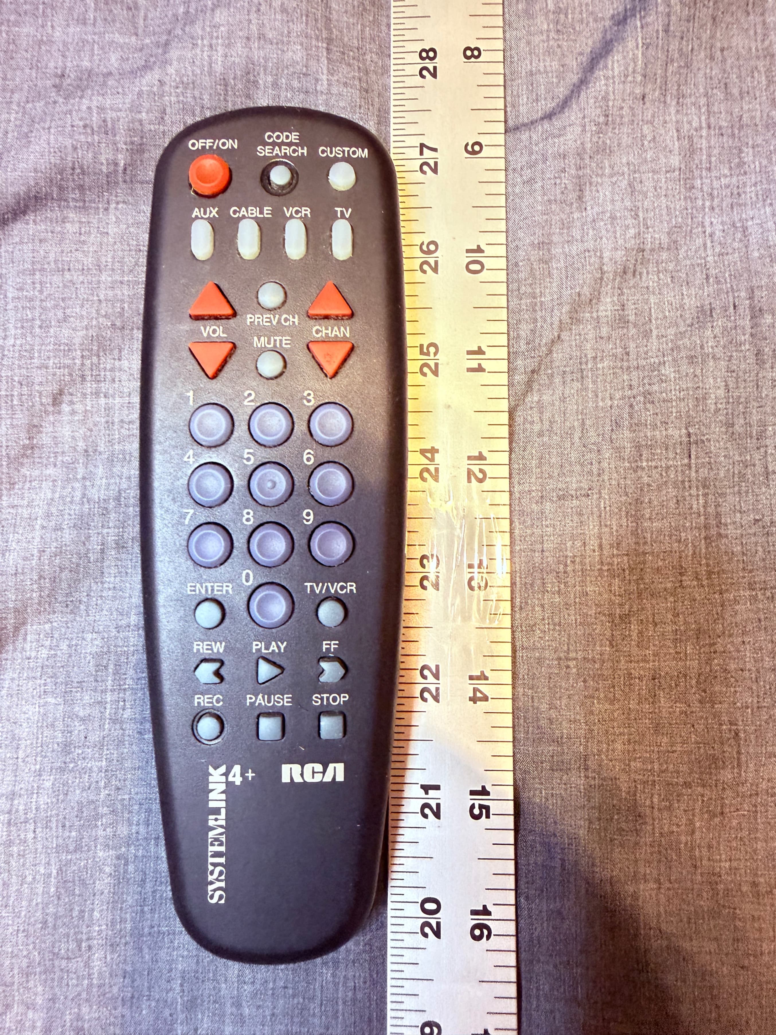 RCA SystemLink 4+ Universal Remote Control AUX Cable VCR TV Tested Works - Thumbnail 3
