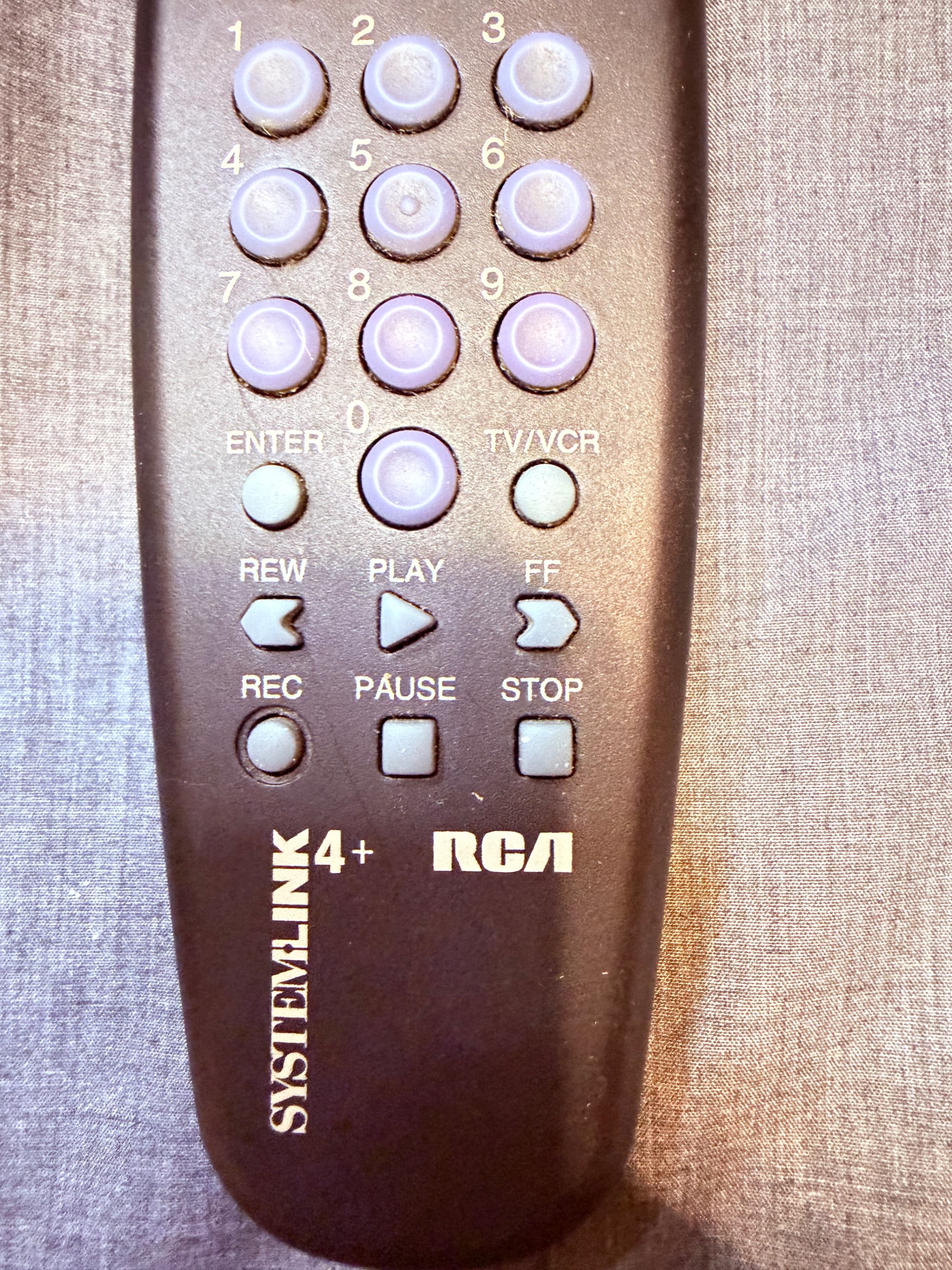 RCA SystemLink 4+ Universal Remote Control AUX Cable VCR TV Tested Works - Thumbnail 6