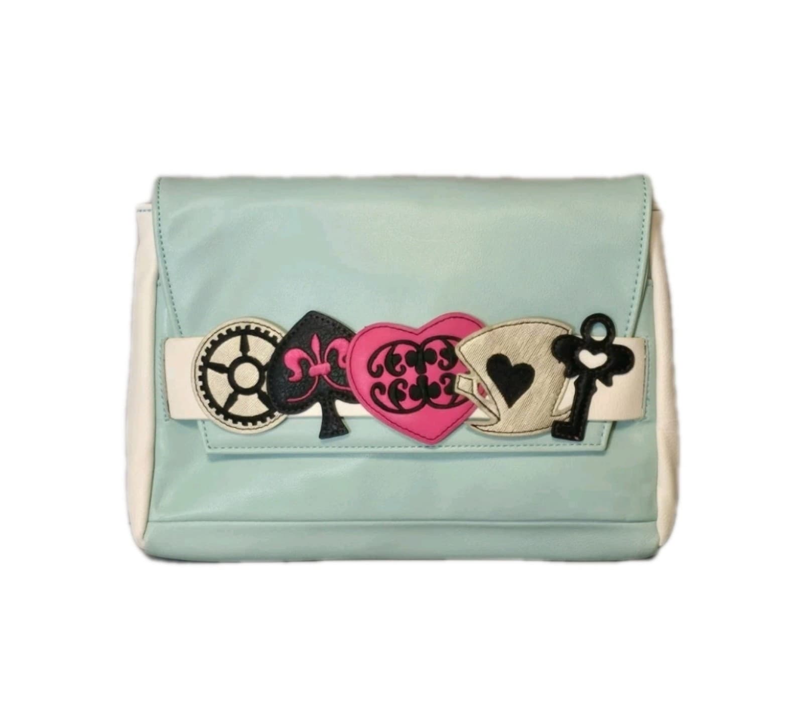 Danielle Nicole Disney Alice Wonderland Through The Looking Glass Clutch Purse
