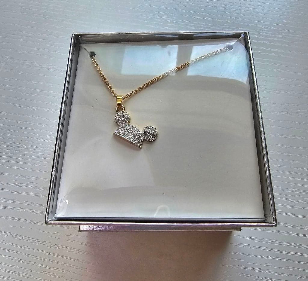 Disney Mickey Mouse Crystal Necklace