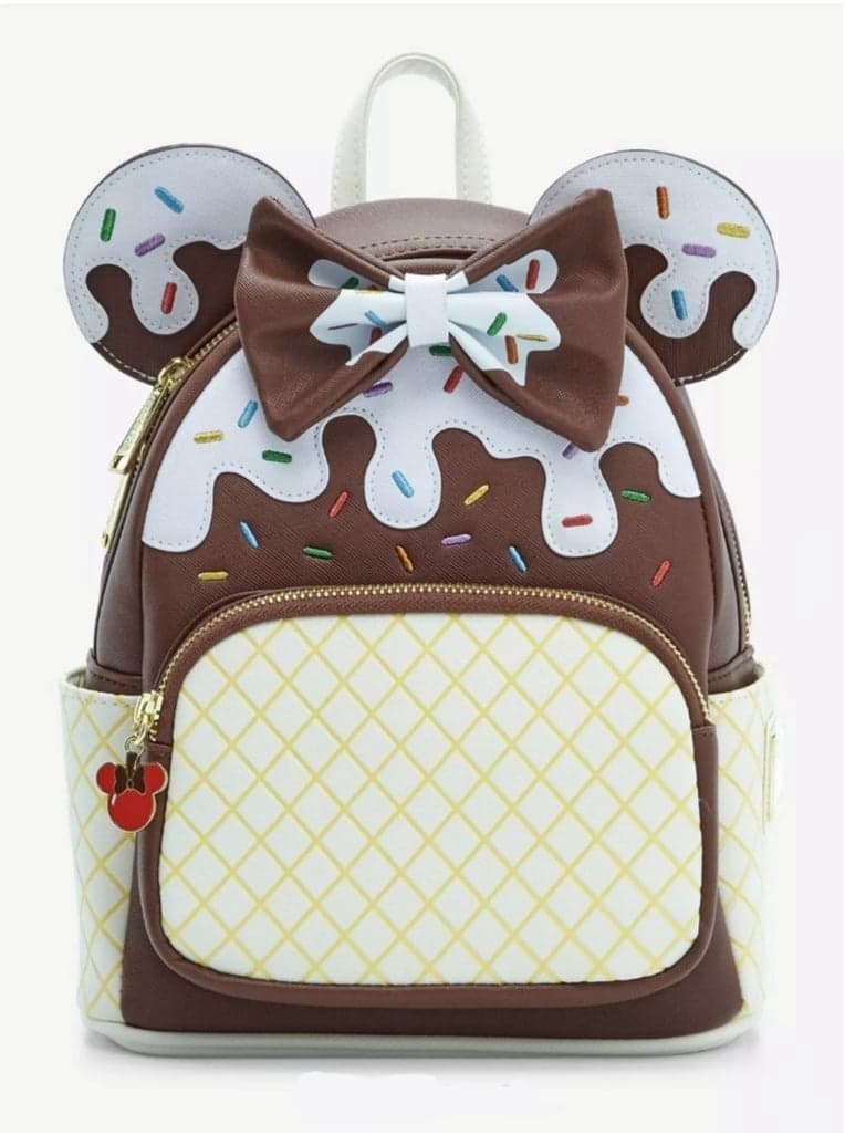 Loungefly Disney Minnie Mouse Chocolate Sundae Backpack