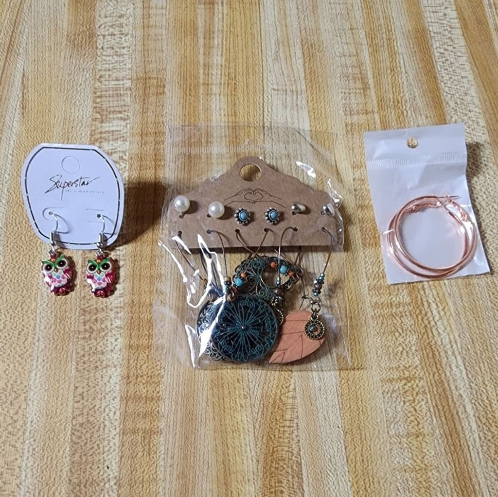 Artsy, Boho Earrings Bundle