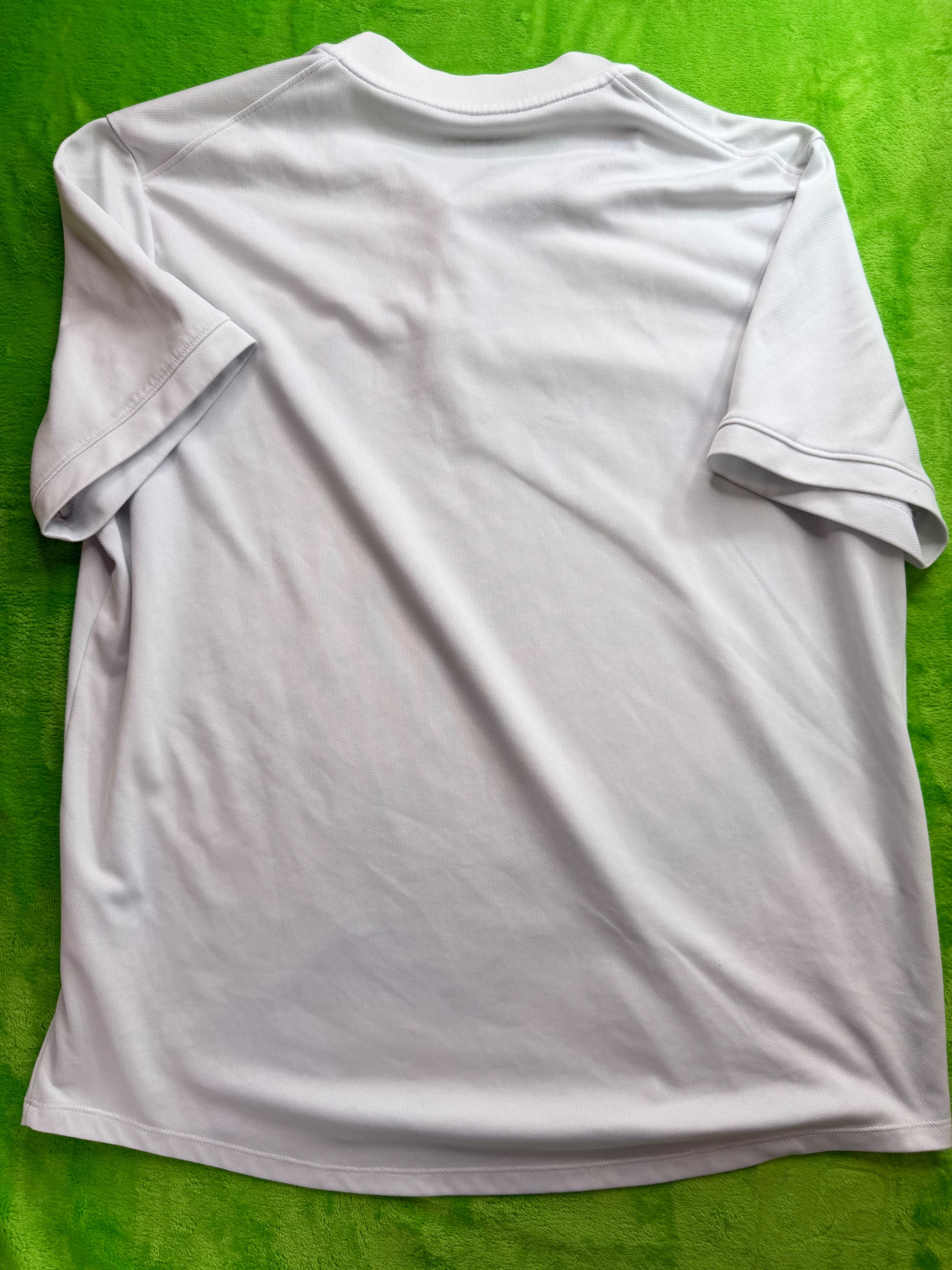Nike Dri-FIT Court Tennis Polo Shirt Mens Sz L White Standard Fit Swoosh - Thumbnail 7