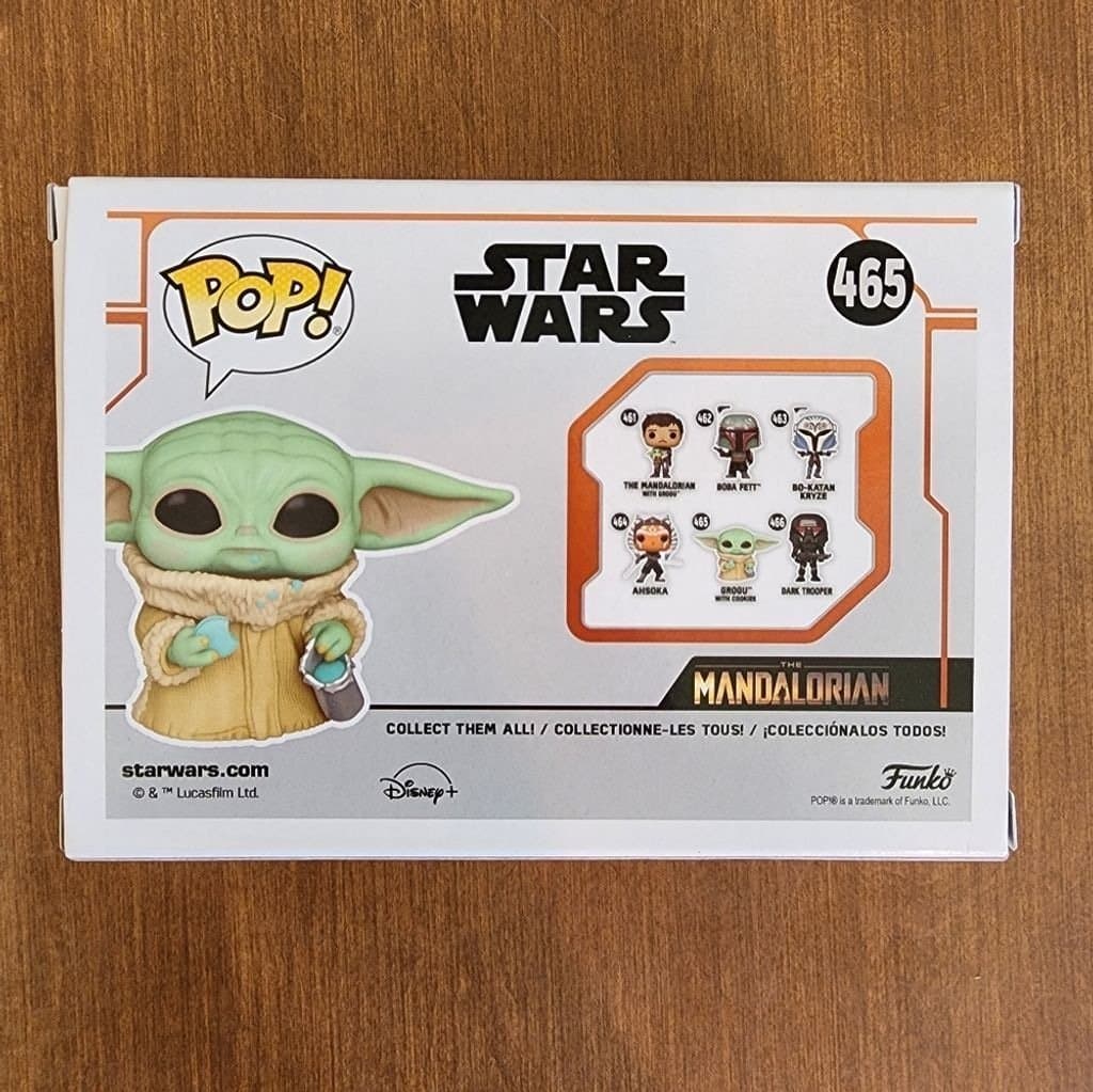 Funko Pop! Star Wars: The Mandalorian Grogu with Cookies #465 - Thumbnail 5