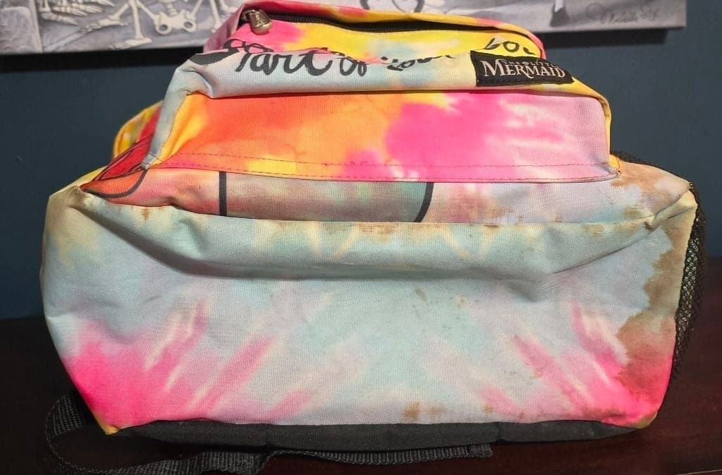 Loungefly ❤️ Logo Disney The Little Mermaid Ariel Tie Dye Backpack - Thumbnail 8