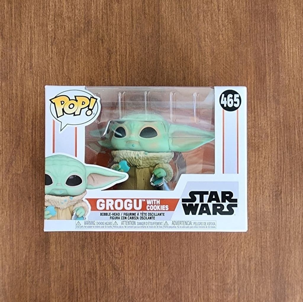 Funko Pop! Star Wars: The Mandalorian Grogu with Cookies #465 - Thumbnail 2