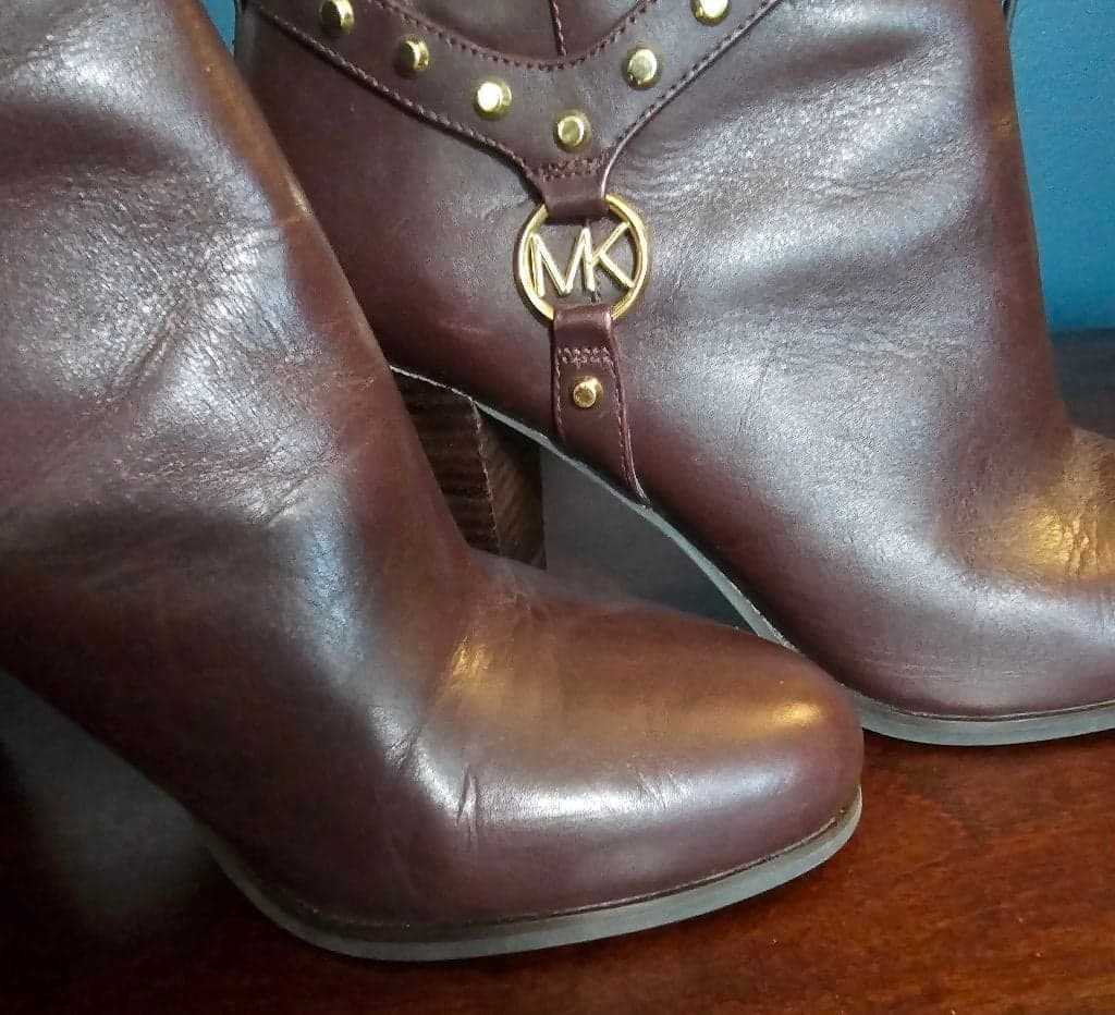 Michael Kors Preston Studded Leather Ankle Boot - Thumbnail 7