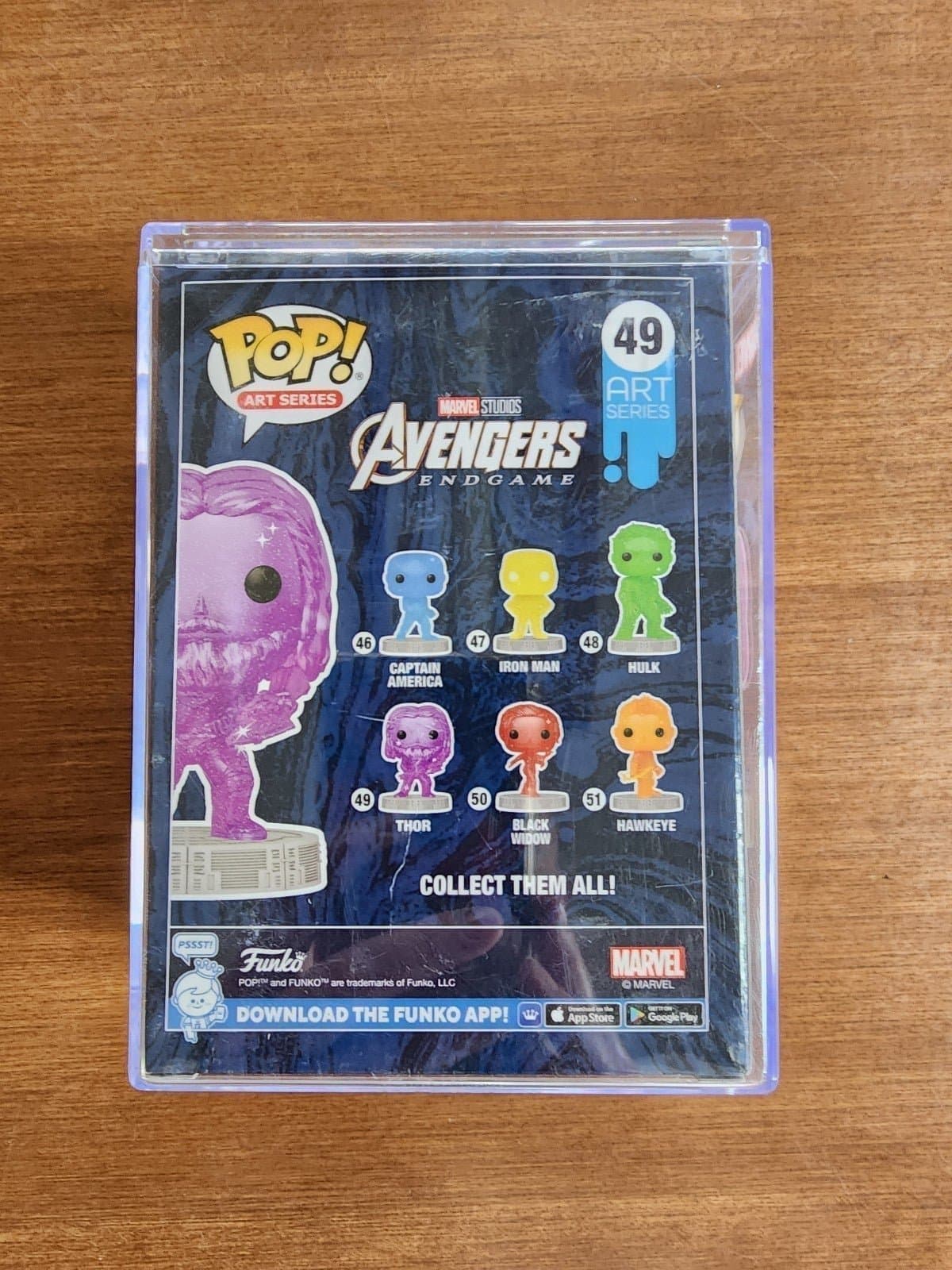 Funko Pop! Infinity Saga: Thor 49 Art Series Broken Stormbreaker w/ Protector - Thumbnail 3