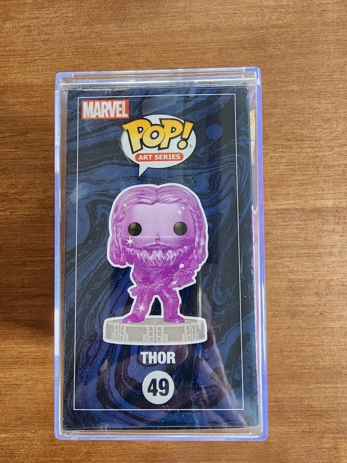 Funko Pop! Infinity Saga: Thor 49 Art Series Broken Stormbreaker w/ Protector - Thumbnail 4