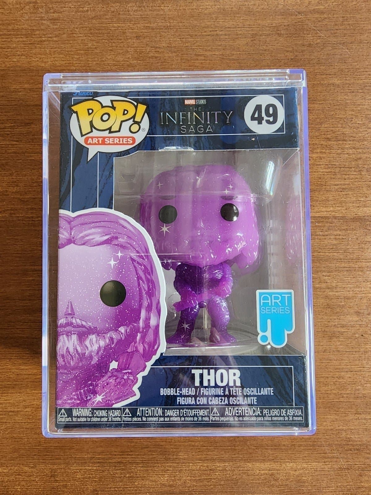 Funko Pop! Infinity Saga: Thor 49 Art Series Broken Stormbreaker w/ Protector - Thumbnail 2