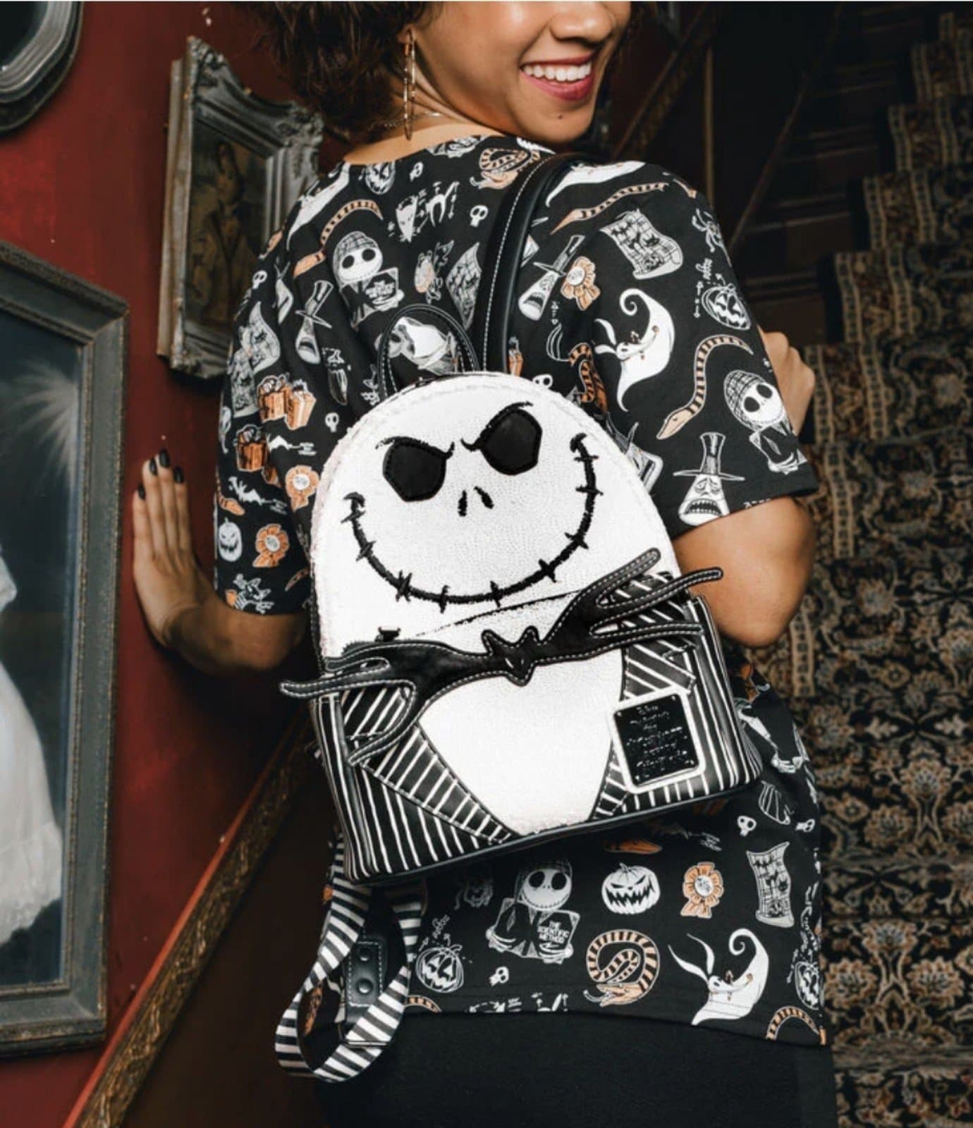 Loungefly NBC Jack Sequin Backpack