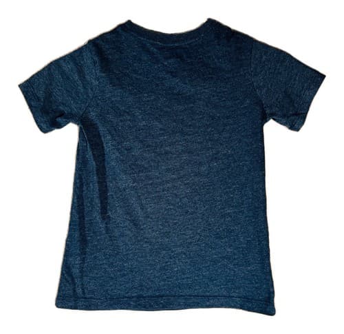 OshKosh B'gosh Unisex Navy Blue Sequin Peace Sign T-Shirt Size 6 Flip Sequin Tee - Thumbnail 4