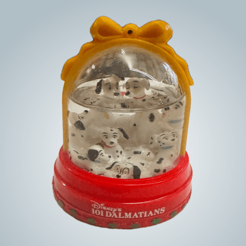 Disney 101 Dalmatians 1996 Vintage Snow Globe Collection Set 4 + Figurine - Thumbnail 4