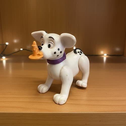 Disney 101 Dalmatians 1996 Vintage Snow Globe Collection Set 4 + Figurine - Thumbnail 8