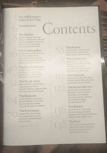 Entertainment Weekly 100 Greatest Stars of All Time Hardcover Coffee Table Book - Thumbnail 4