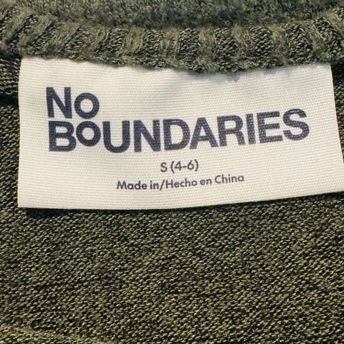No Boundaries Green Crop Top Spaghetti Strap S Rayon Blend Excellent Condition - Thumbnail 3