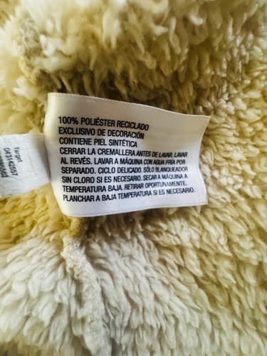Goodfellow & Co Sherpa Fleece Full-Zip Jacket Cream XL Recycled - Thumbnail 6