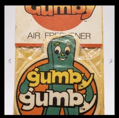 Vintage 1980’s Gumby Air Freshener Sealed Card Original Medo Ind. Collectable