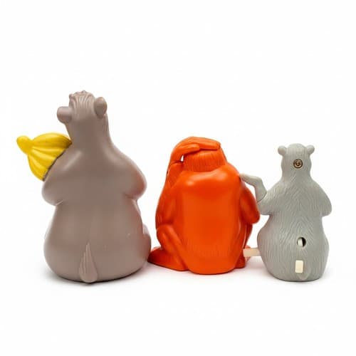 Disney Jungle Book McDonald's Happy Meal Figures 1990s Baloo King Louie - Thumbnail 2
