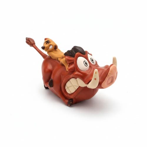 Disney Lion King Burger King 1990s Toy Figures Set 4 Simba Timon Pumbaa - Thumbnail 2