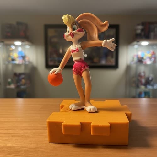 1996 Space Jam McDonald's Happy Meal Figures Set Bugs Bunny Daffy Lola - Thumbnail 2