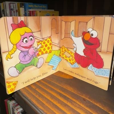Vintage Childrens Board Book Lot Disney Sesame Street Fairy Tales 1980s 1990s - Thumbnail 5