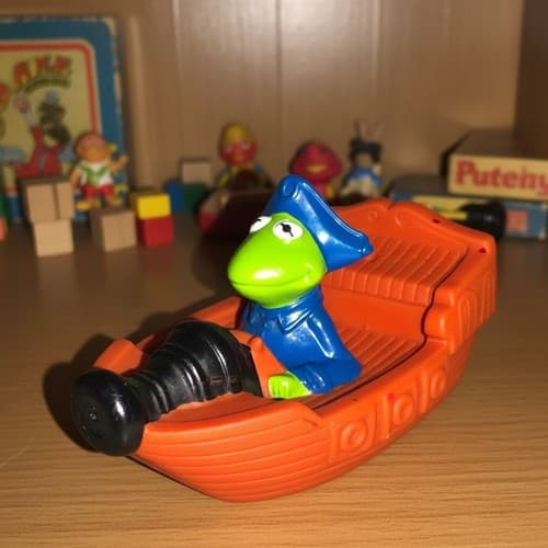 Muppet Babies Baby Kermit Figure Lot x3 McDonald's Happy Meal 1980s - Thumbnail 4