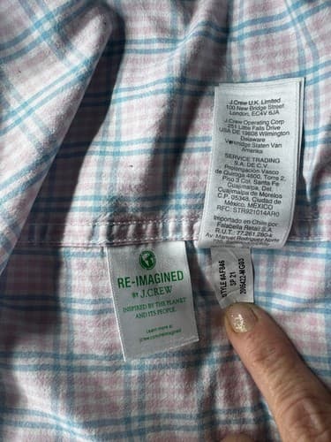 J.Crew Re-Imagined Flex Washed Slim Fit Medium Plaid Button-Down Shirt - Thumbnail 8