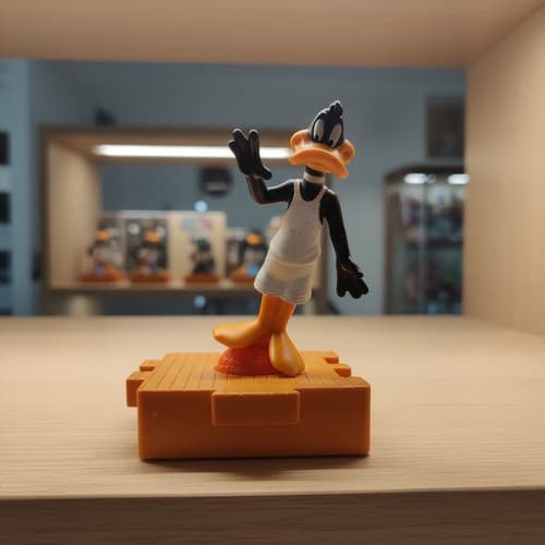 1996 Space Jam McDonald's Happy Meal Figures Set Bugs Bunny Daffy Lola - Thumbnail 4