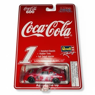 1997 Revell Racing Coca Cola 600 Monte Carlo Die Cast #1 Car 1:64 New Sealed - Thumbnail 2