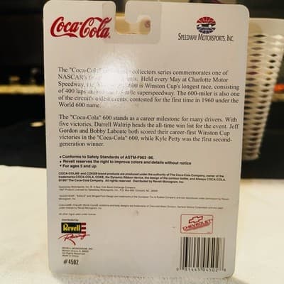 1997 Revell Racing Coca Cola 600 Monte Carlo Die Cast #1 Car 1:64 New Sealed - Thumbnail 3