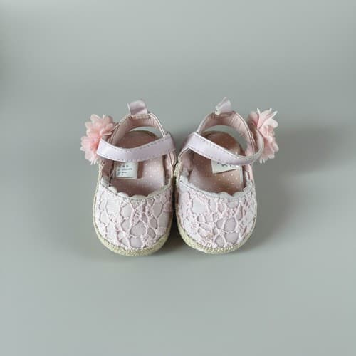 Baby Girl Shoes Bundle 3 Pairs Size 0-3M Sneakers Mary Janes Sandals - Thumbnail 3