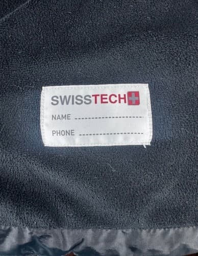Swiss Tech Kids Black Hooded Puffer Jacket Size XS 4-5 Fleece Lined Warm Coat - Thumbnail 6