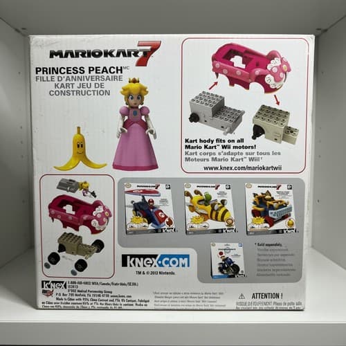 K'NEX Mario Kart 7 Princess Peach Birthday Girl Kart Set 38570 Factory Sealed - Thumbnail 2