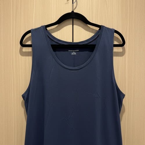 Amazon Essentials Women's Navy Blue Sleeveless Maxi Tank Dress Size Large Tall - Thumbnail 4