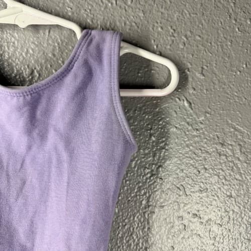 Eurotard Girls Purple Ruffle Dance Leotard Size Small Cotton Spandex Ballet - Thumbnail 3