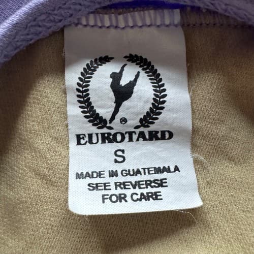 Eurotard Girls Purple Ruffle Dance Leotard Size Small Cotton Spandex Ballet - Thumbnail 6